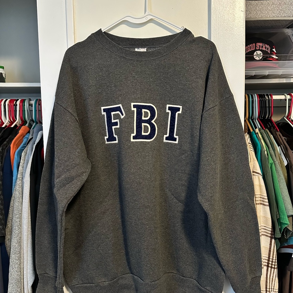 Vintage USA Made FBI Sweatshirt